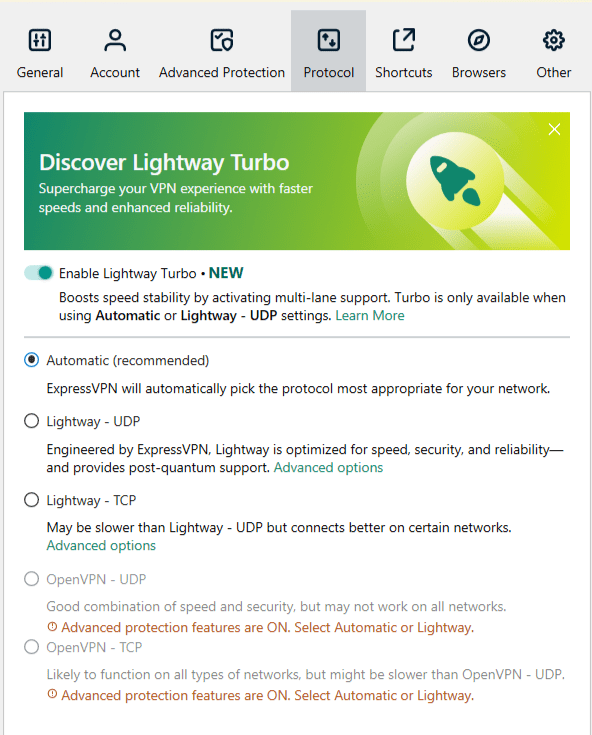 UK evening median speeds 20:00–22:00 on 11 Sept 2025: ExpressVPN [your test] Mbps vs [competitor] [your test] Mbps.